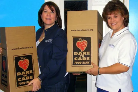The Louisville, KY February food drive