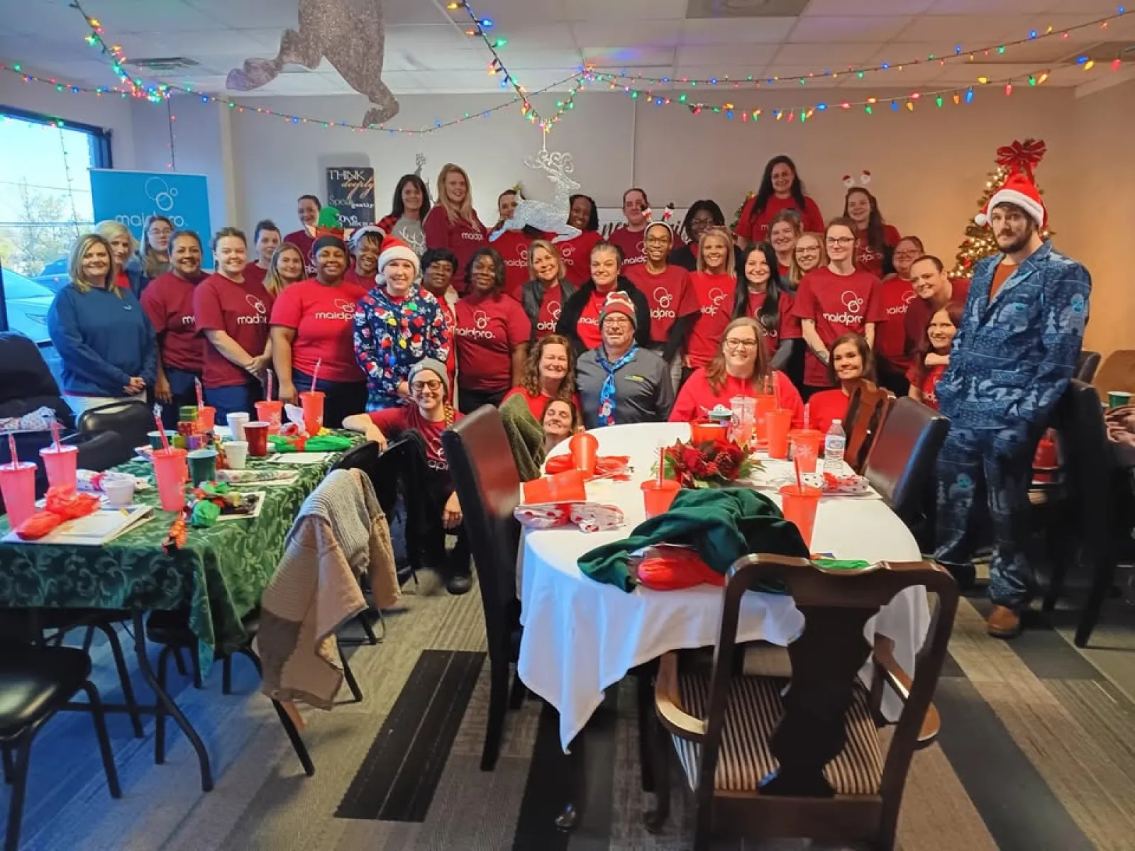 MaidPro Birmingham team Christmas photo 2024