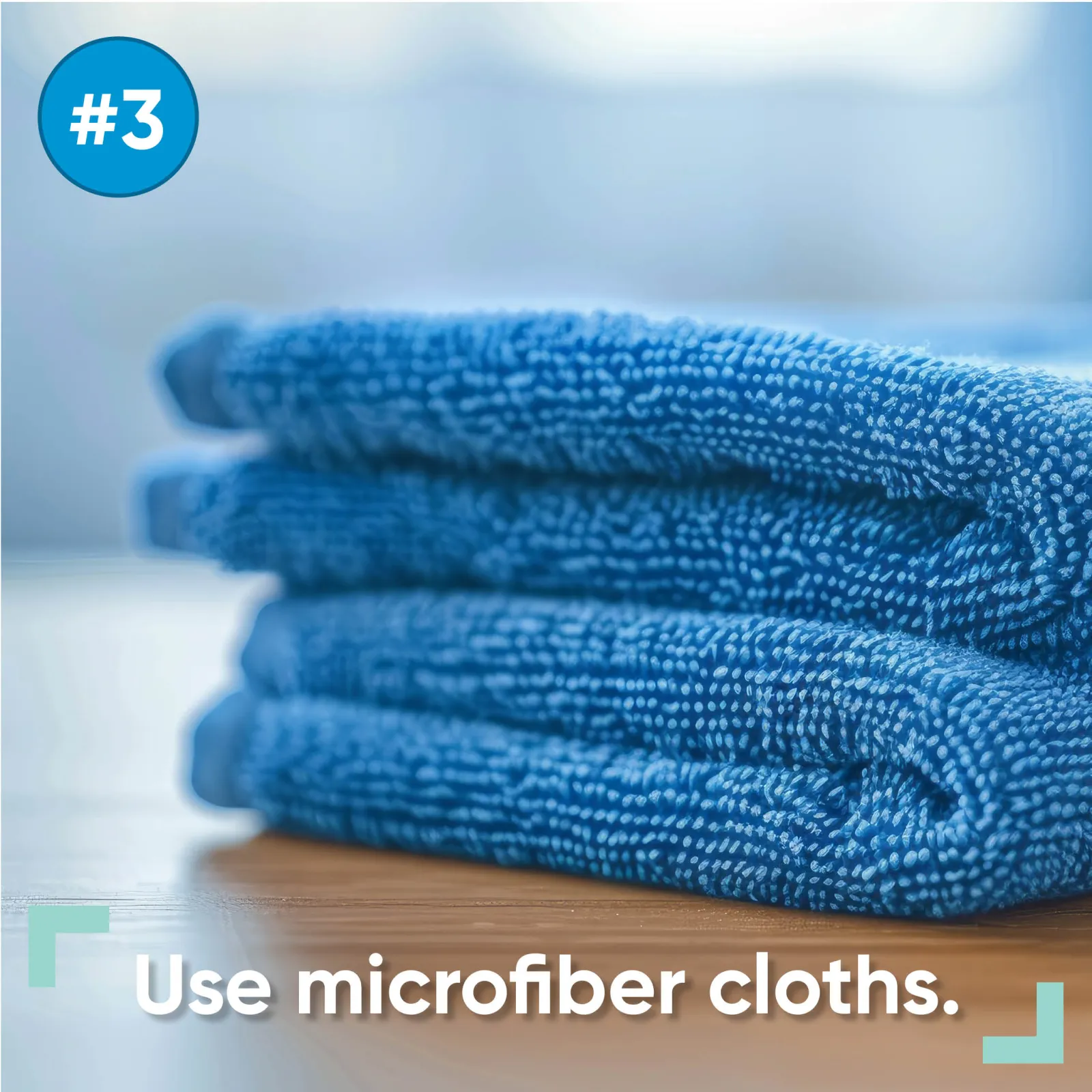 stack of microfiber towels